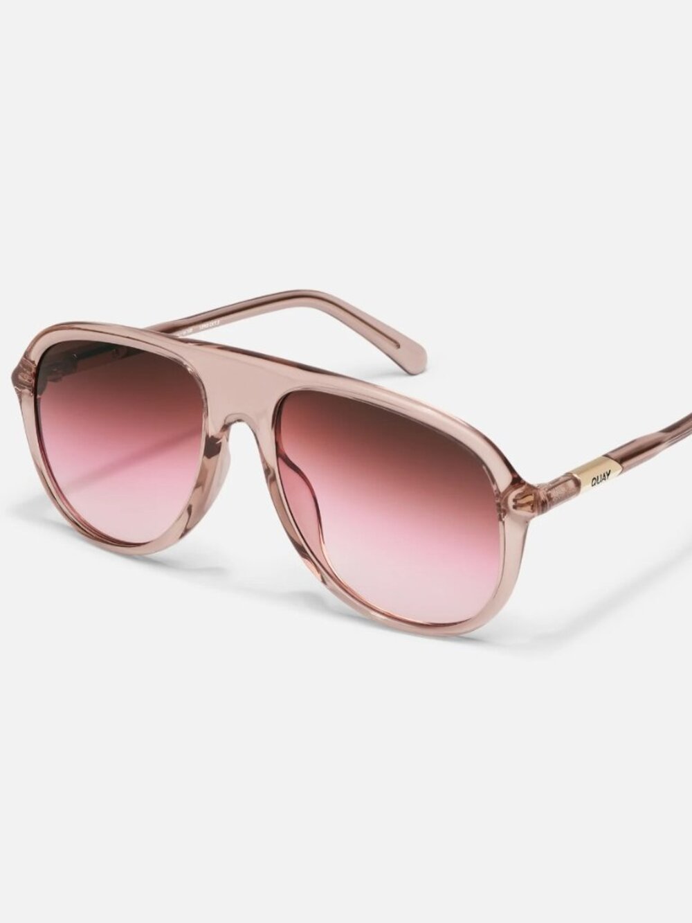 New Quay CHART TOPPER Doe Frame / Rouge Glow Sunglasses SKU 80903 W Case / Cloth